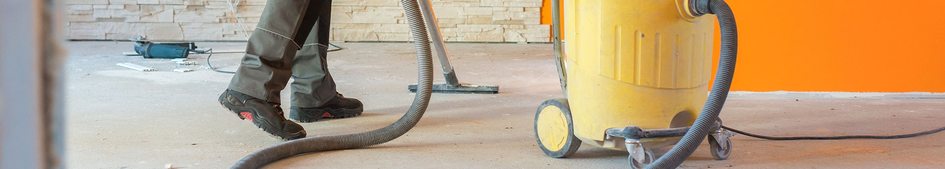 Nettoyage en fin de chantier dans l'Aube 